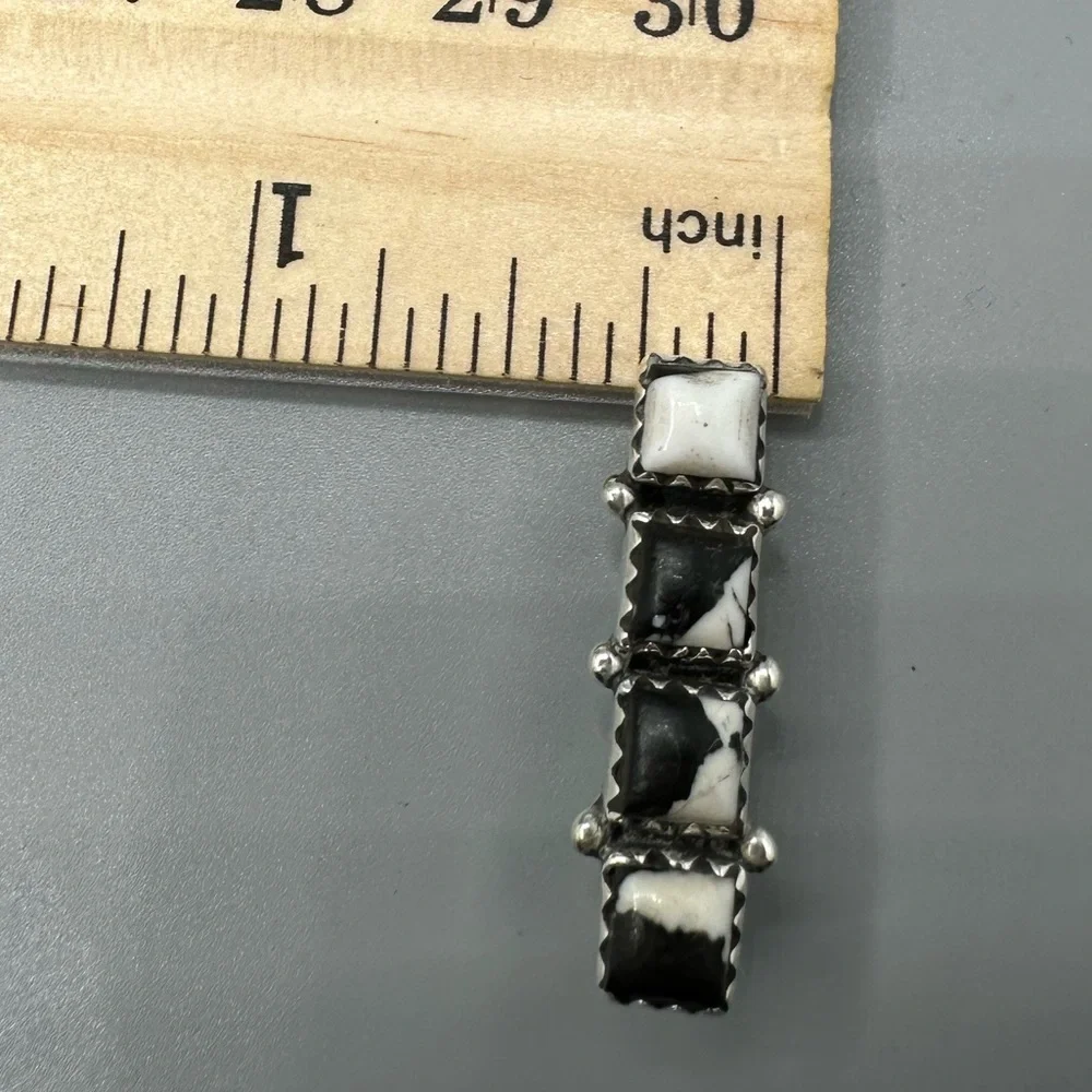 ⌚White Buffalo Sterling Silver 925 Watch Band Charm iWatch Handmade